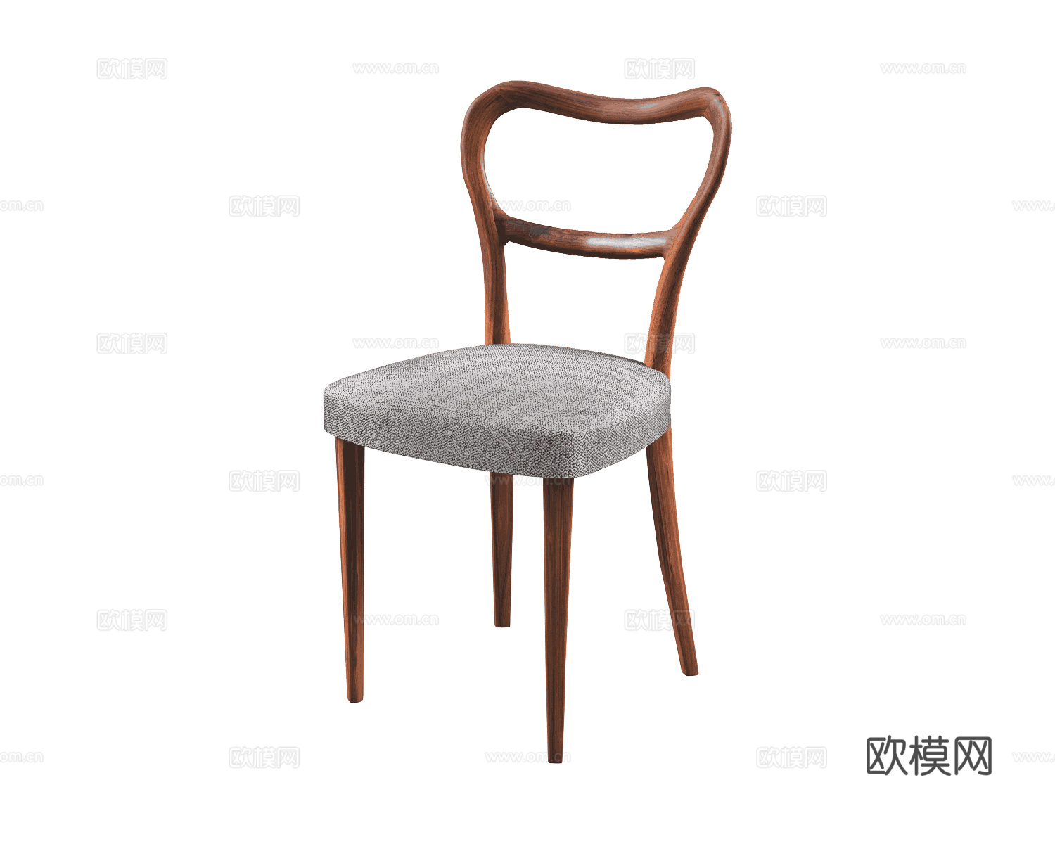 Porada 中古风餐椅3d模型下载