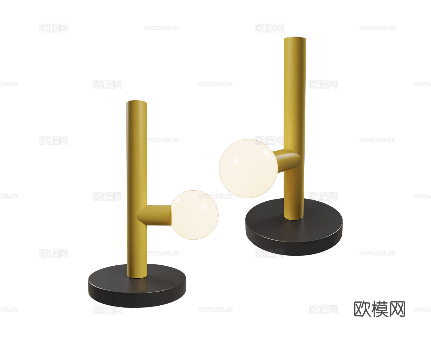 Porada 台灯3d模型下载