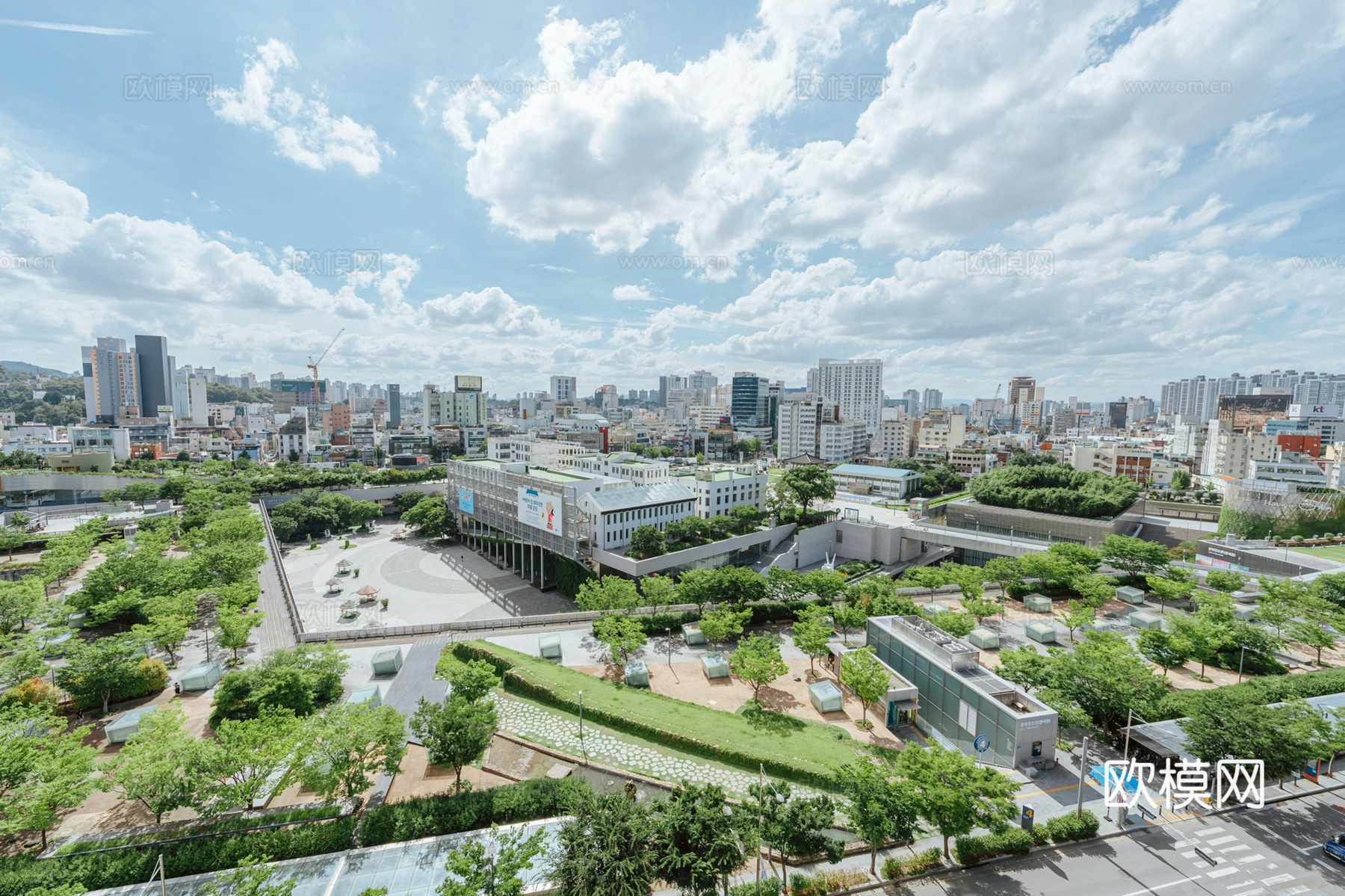 白天城市外景下载