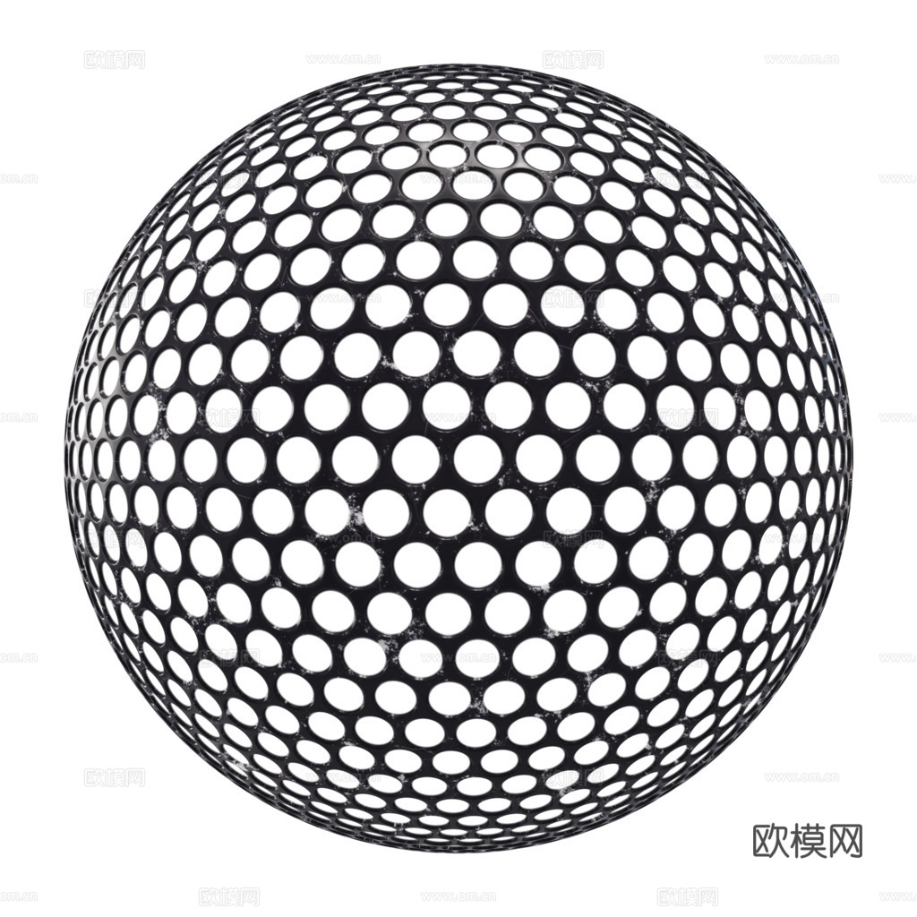 无缝金属穿孔板 PBR材质贴图 1k