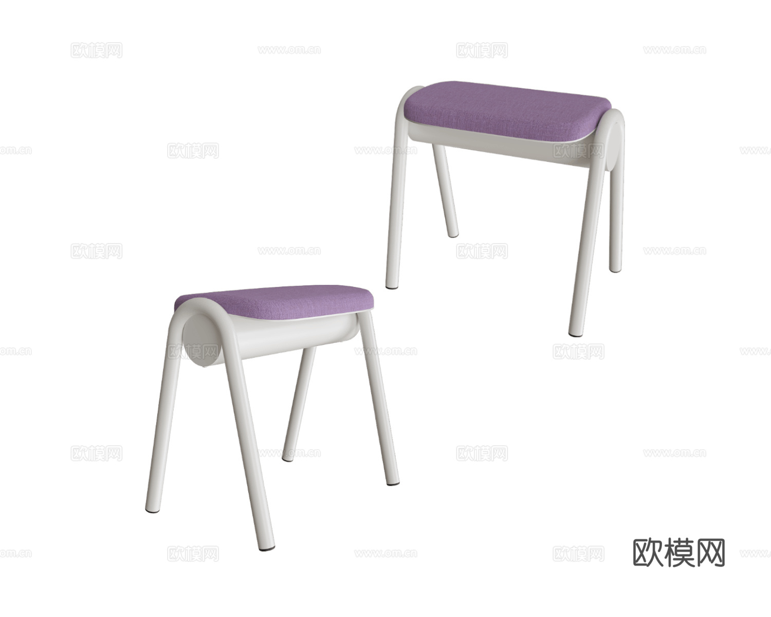 MISSANA 儿童凳3d模型下载