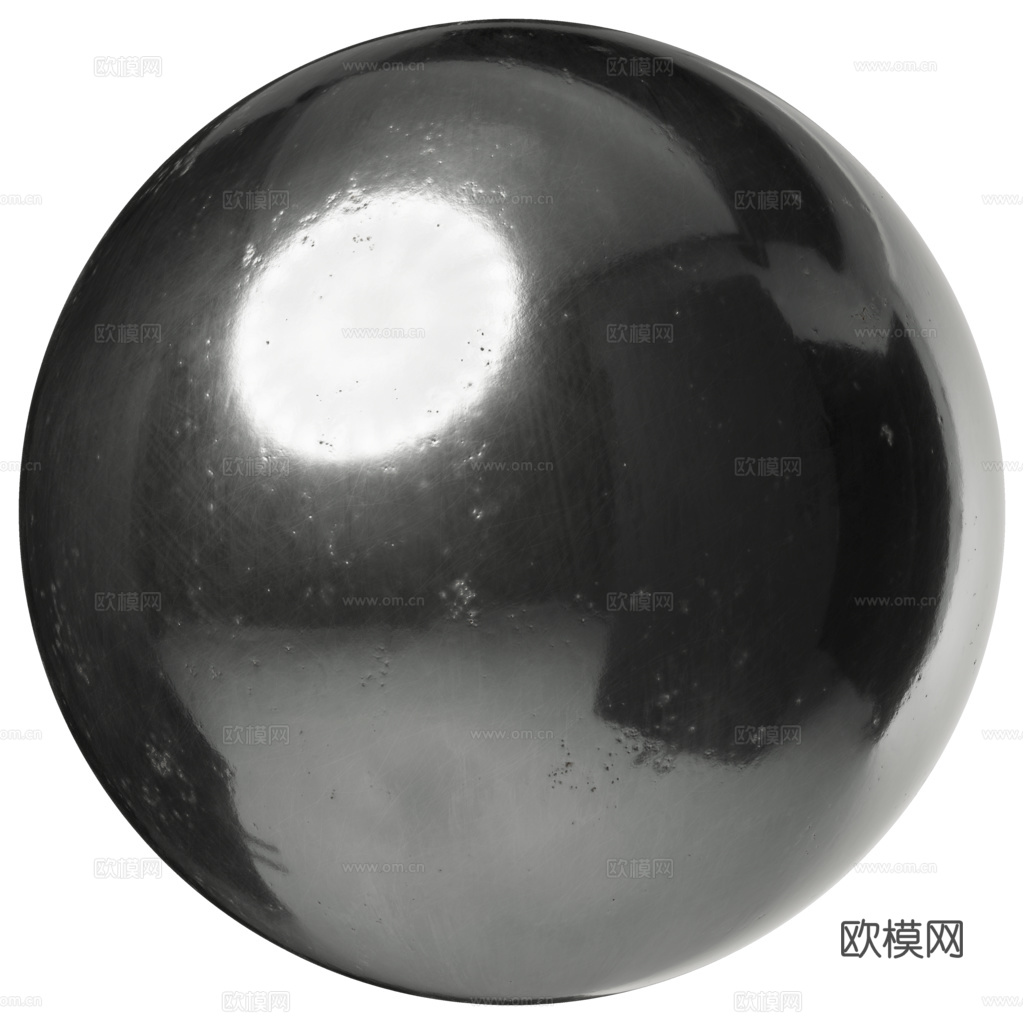无缝抛光金属面板 PBR材质贴图 2k