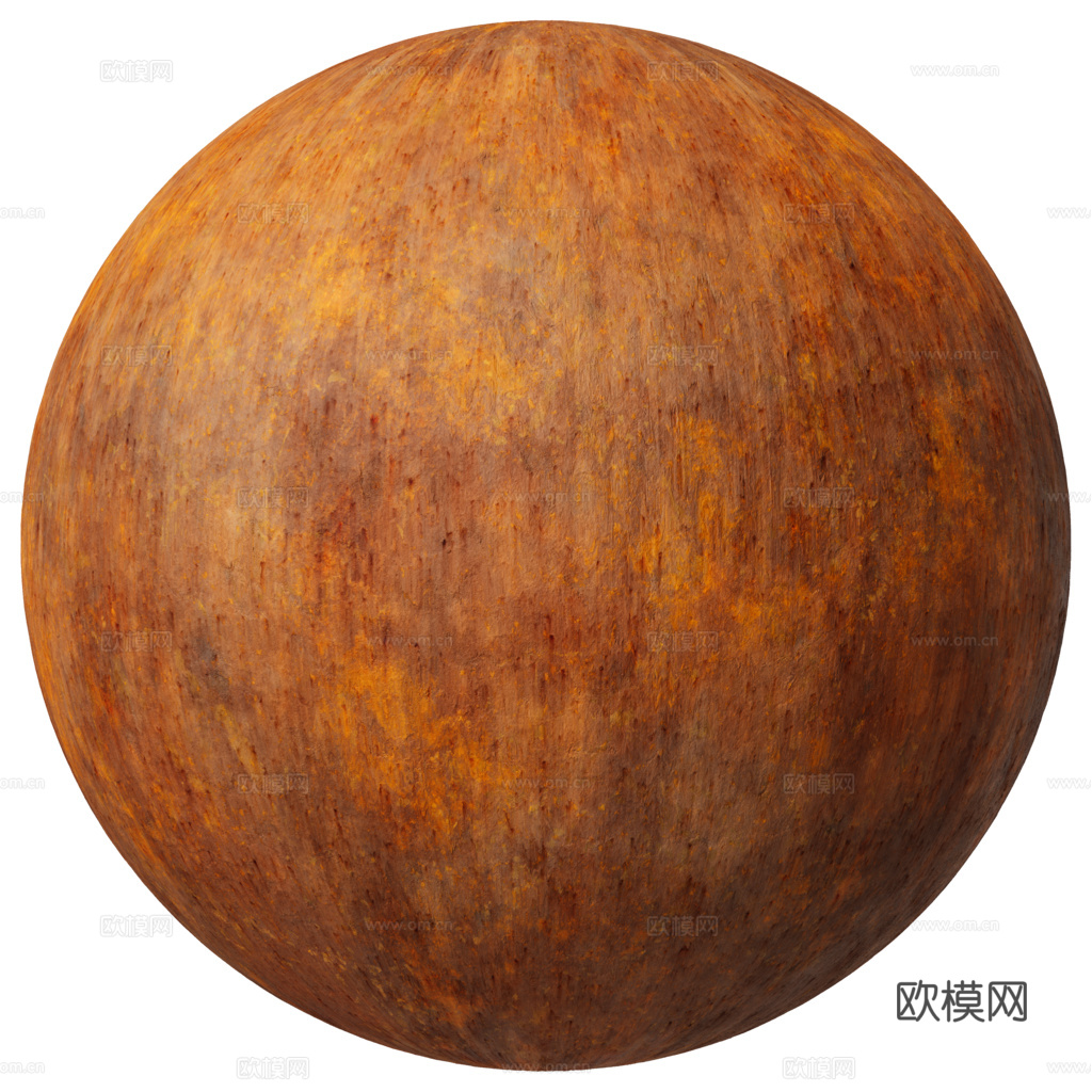 风化生锈金属铁锈金属耐候钢 PBR材质贴图 2k