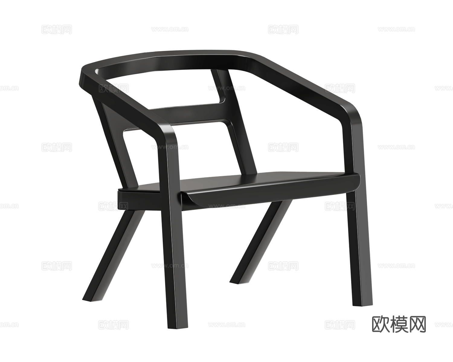 COVO 中古风休闲椅3d模型下载