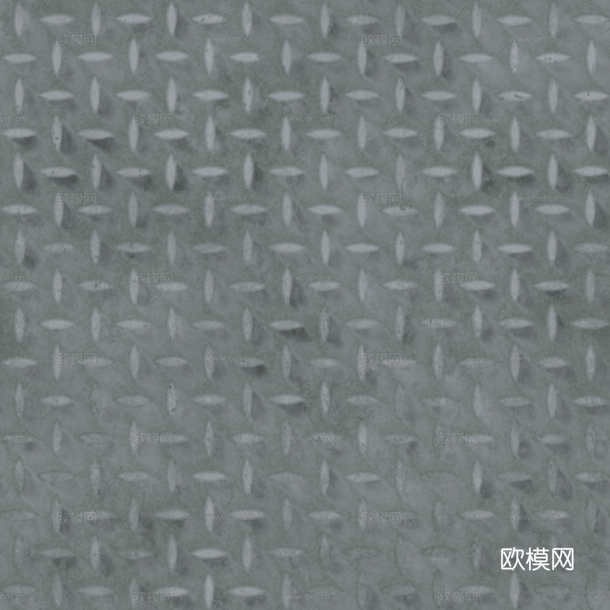 无缝压花金属板铁板钢板 PBR材质贴图 2k