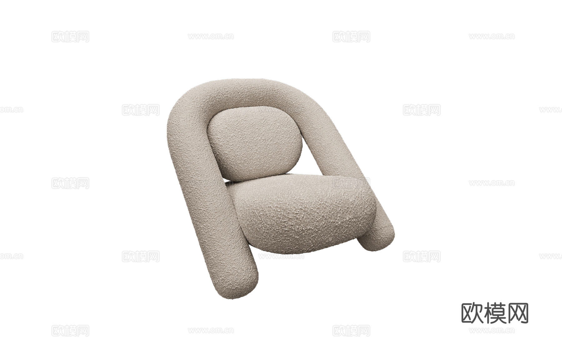 WOO 意式休闲椅3d模型下载