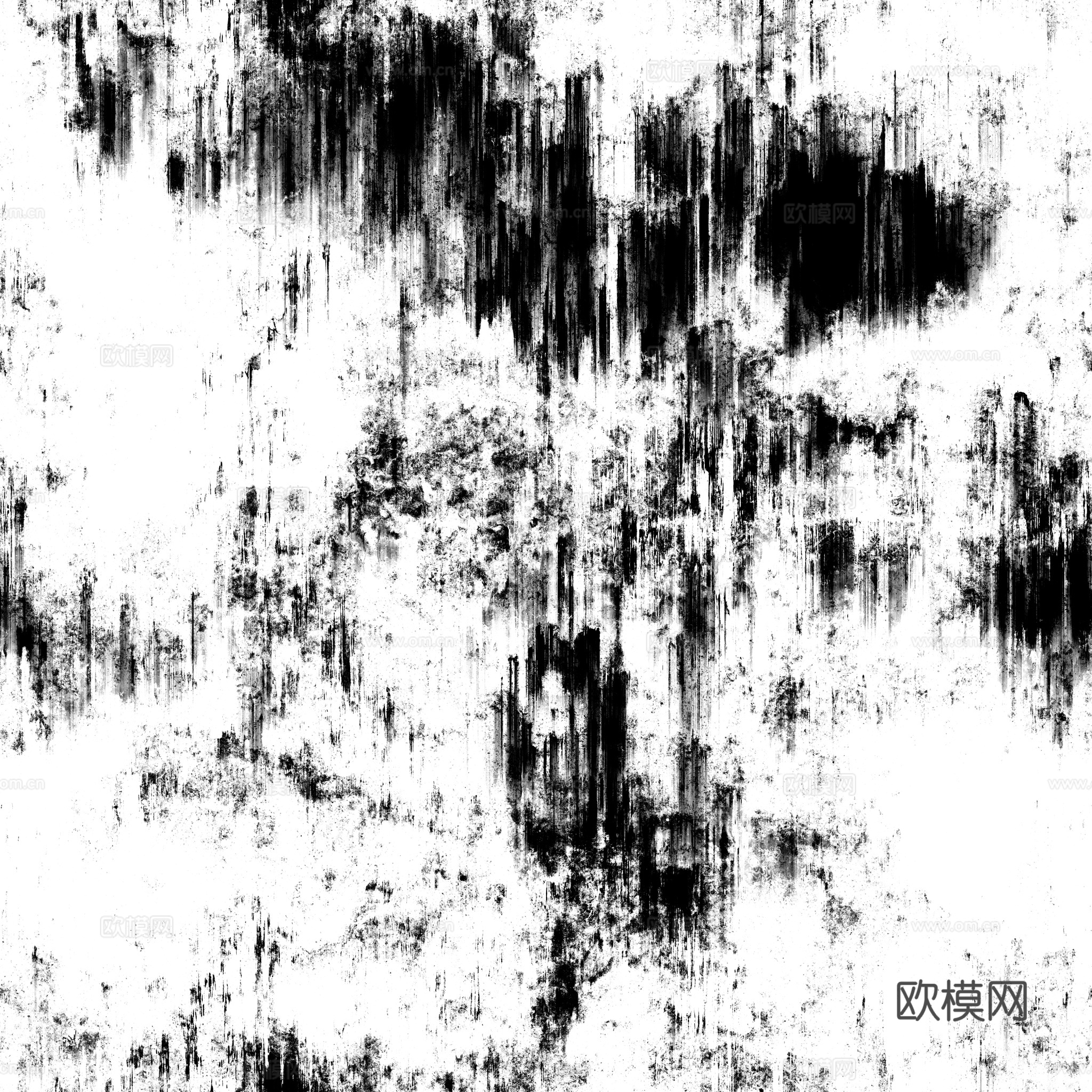 无缝做旧铁锈金属 PBR材质贴图 2k