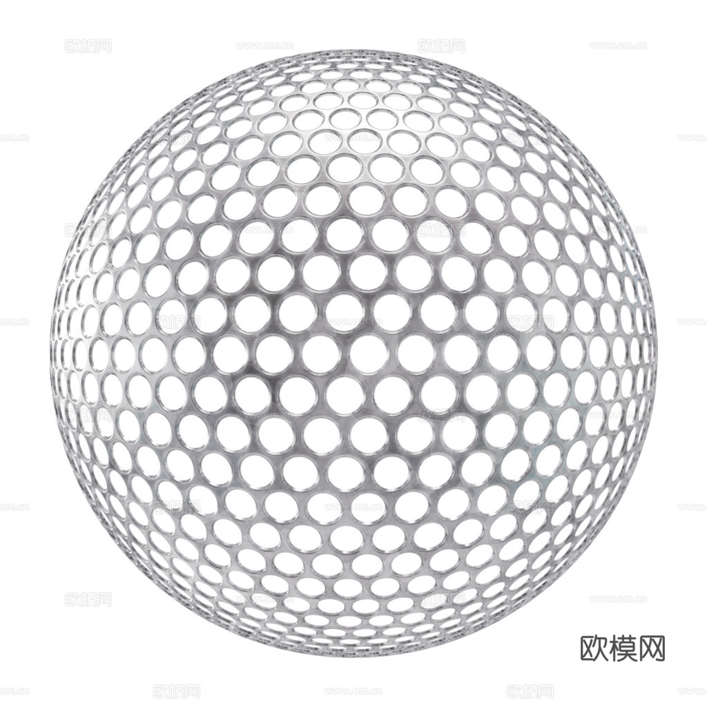 无缝金属穿孔板 PBR材质贴图 1k