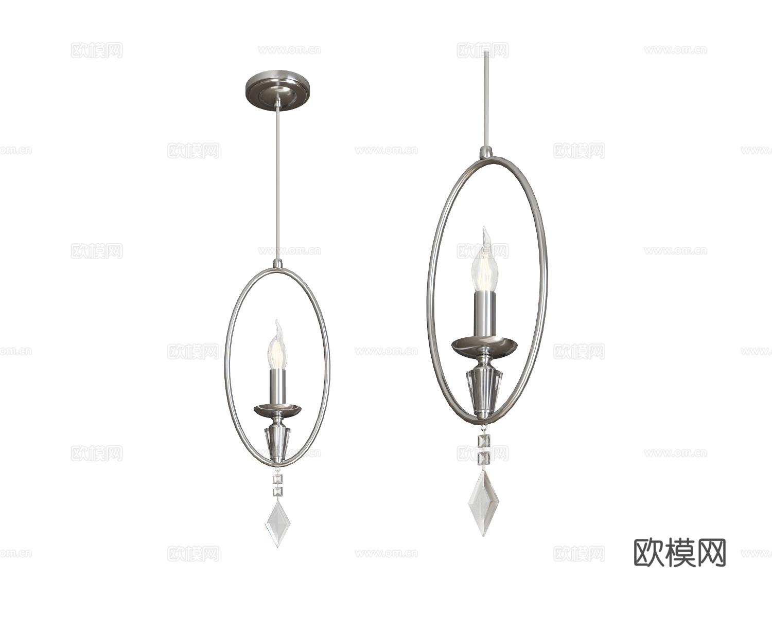 Stilfort 轻奢烛台吊灯3d模型下载