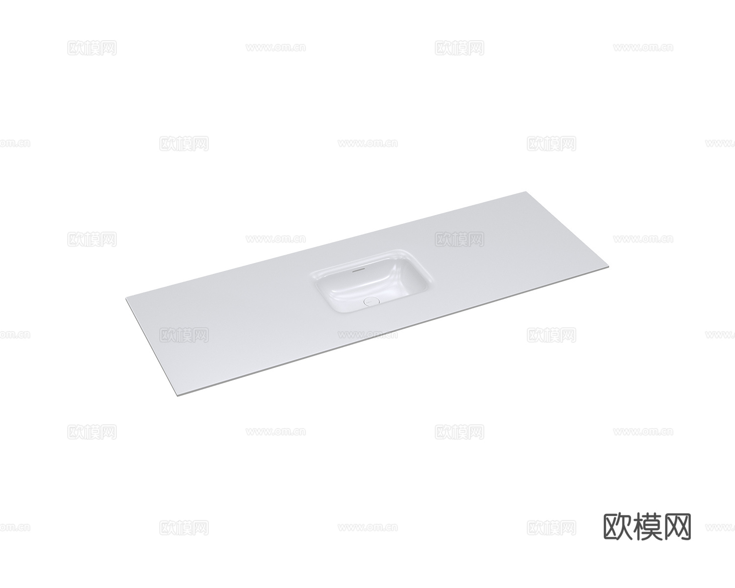 Salini 一体式台盆3d模型下载