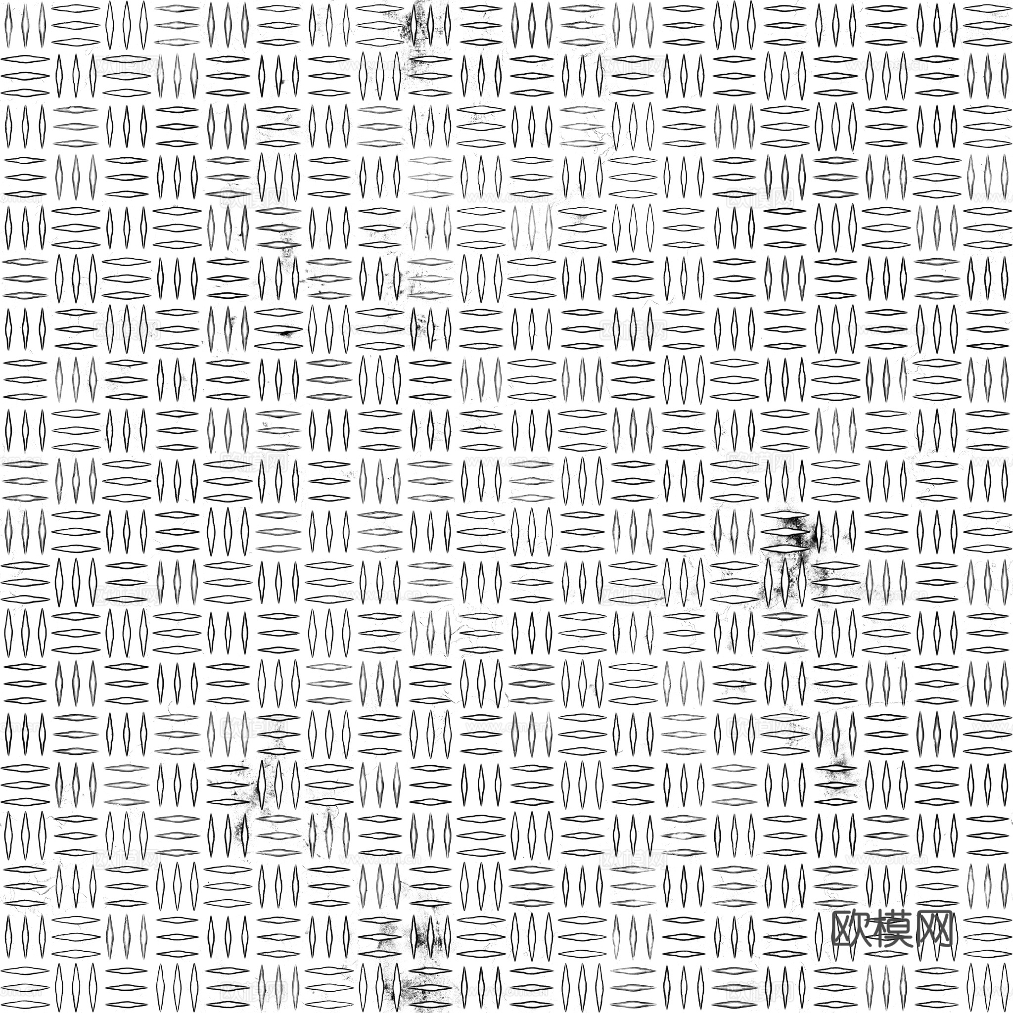 无缝压花金属板铁板钢板 PBR材质贴图 2k