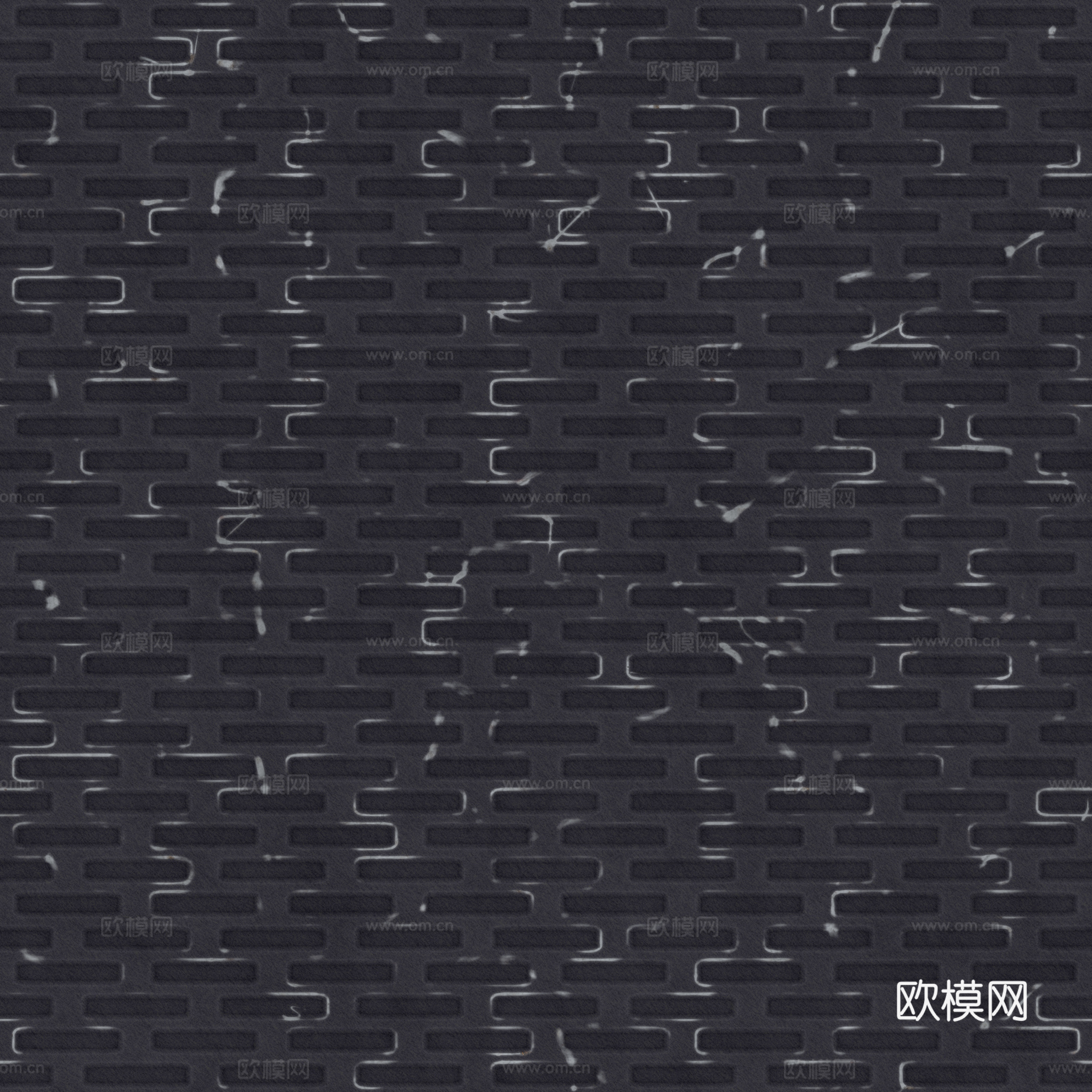 无缝金属穿孔板 PBR材质贴图 2k
