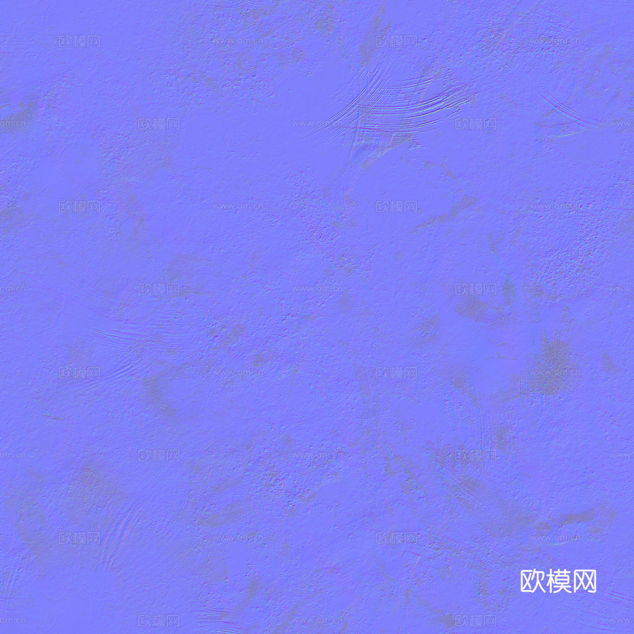 无缝做旧铁锈金属板 PBR材质贴图 2k