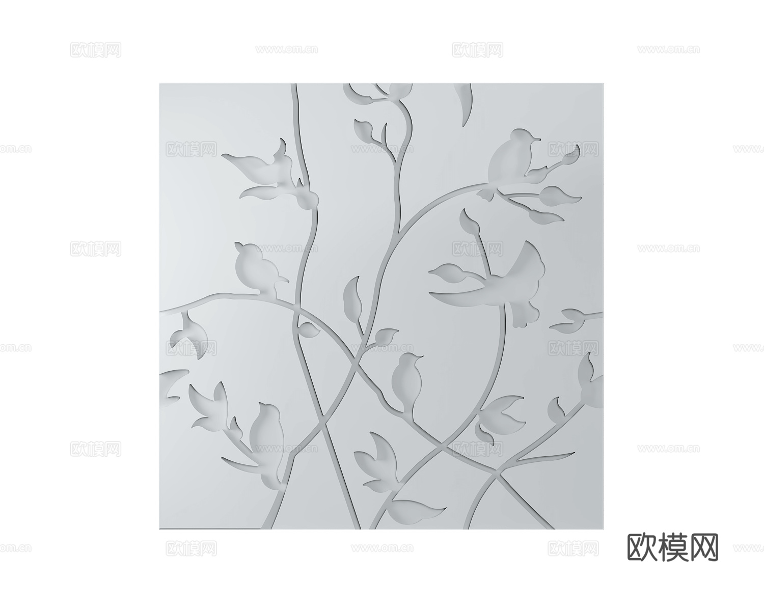 WALL&DECO 浮雕挂画3d模型下载