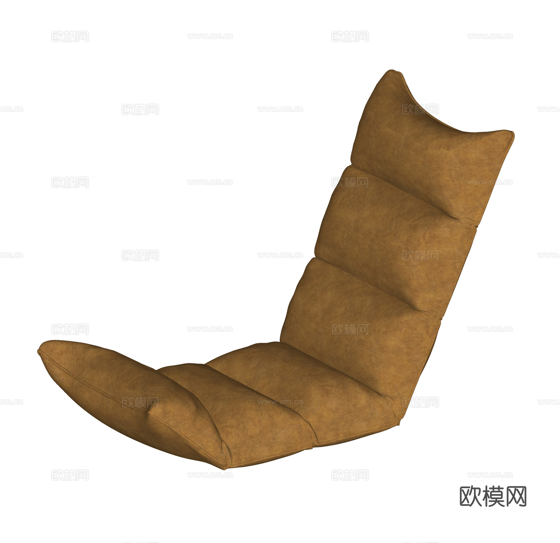 现代懒人沙发  皮革异形沙发 室内沙发su模型