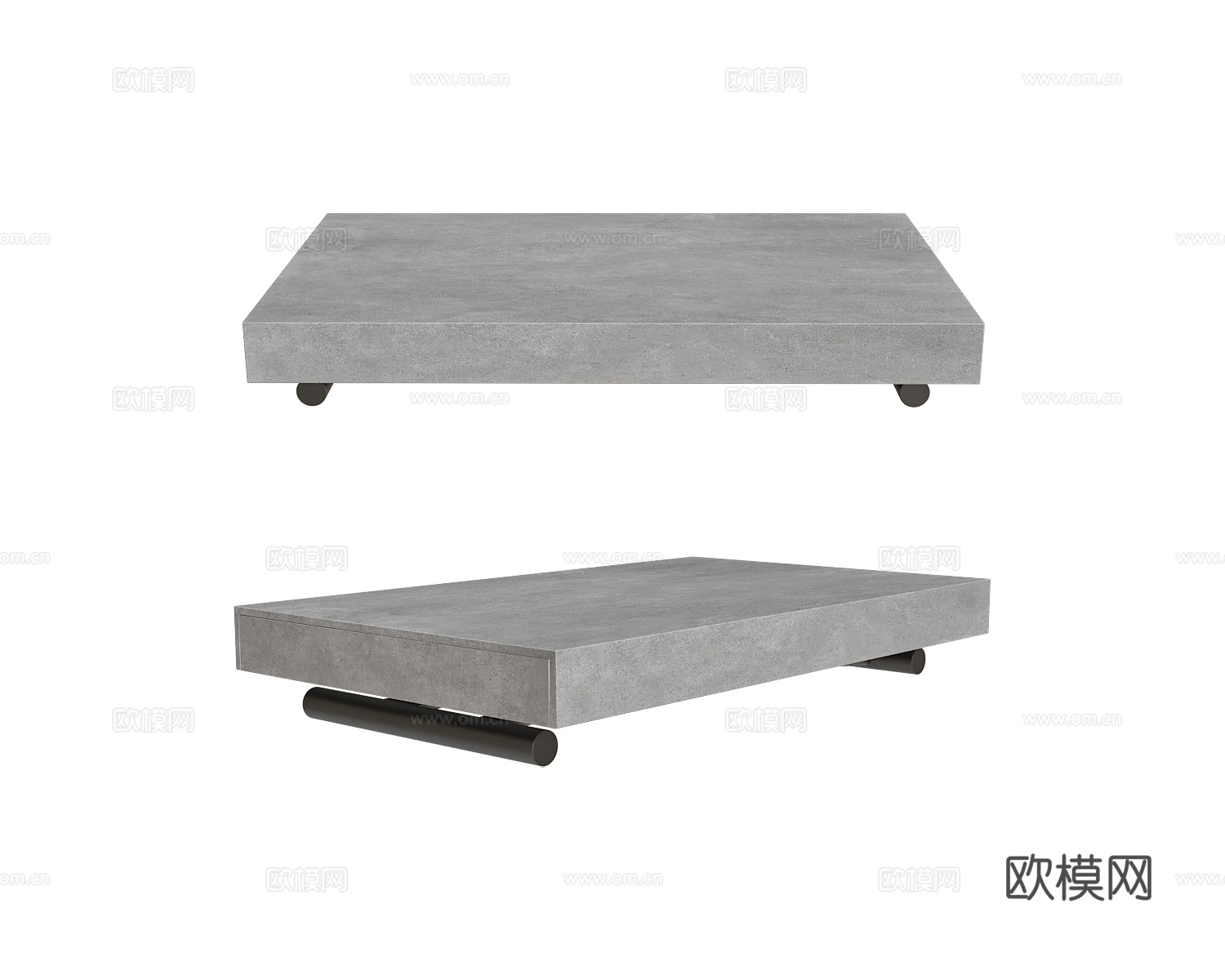 Ozzio Italia 托盘 茶几3d模型下载