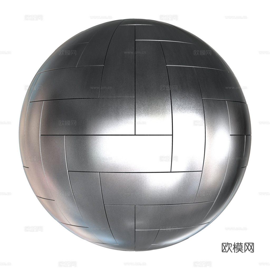 无缝装饰金属板 PBR材质贴图 2k