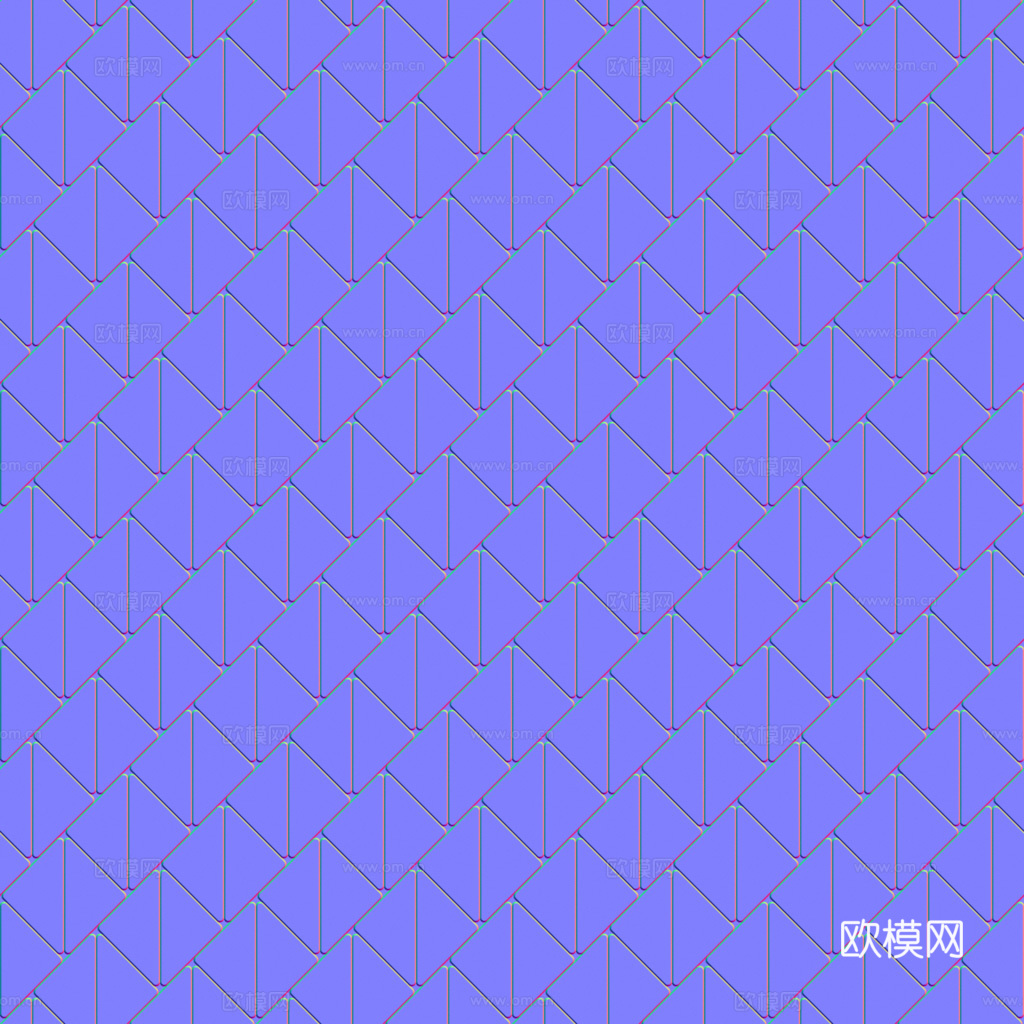 无缝装饰金属板 PBR材质贴图 1k