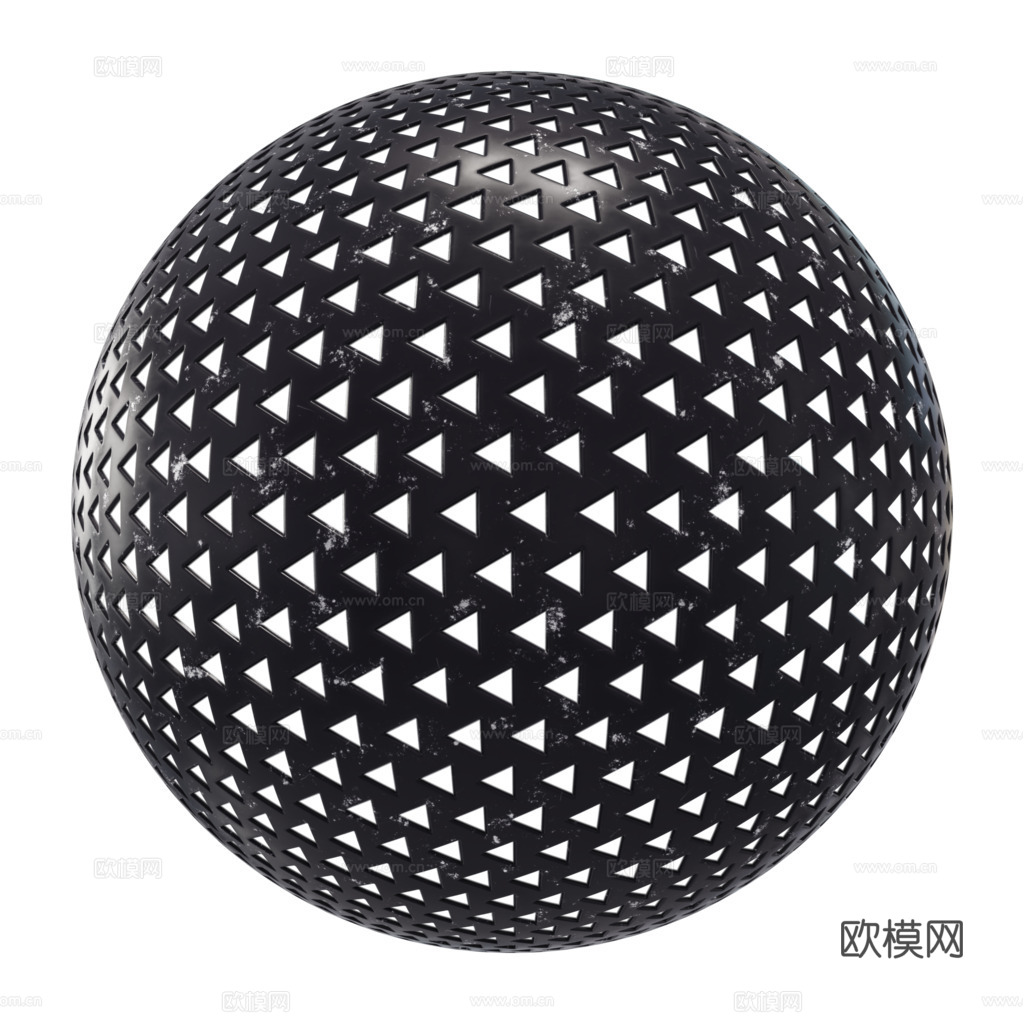 无缝金属穿孔板 PBR材质贴图 2k