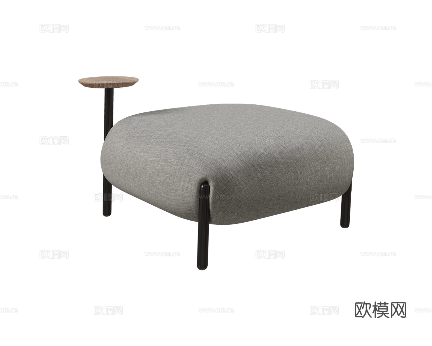Annud 沙发凳3d模型下载
