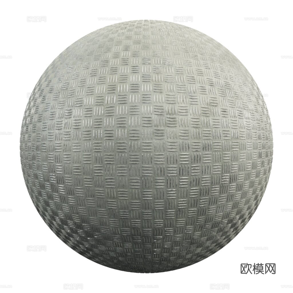 无缝压花金属板铁板钢板 PBR材质贴图 2k