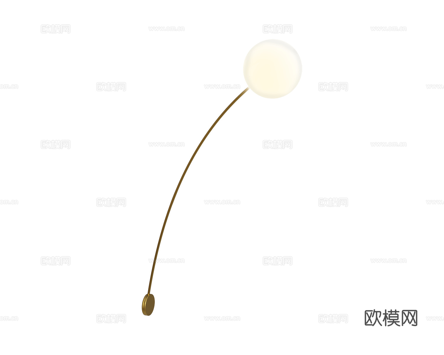 Italamp 意式落地灯3d模型下载