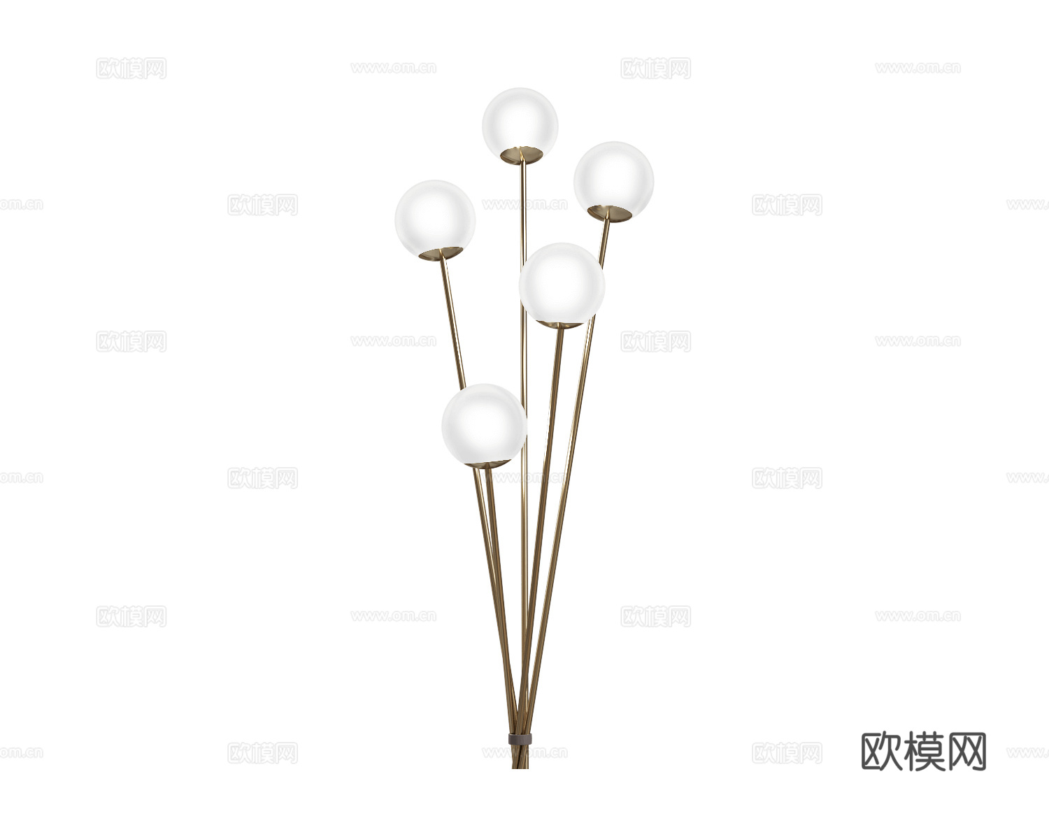 Italamp 轻奢落地灯3d模型下载