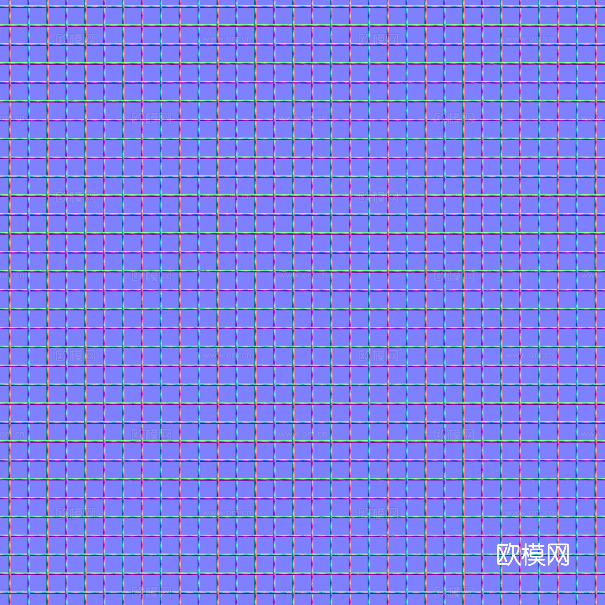生锈金属网金属编织金刚纱网 PBR材质贴图 2k