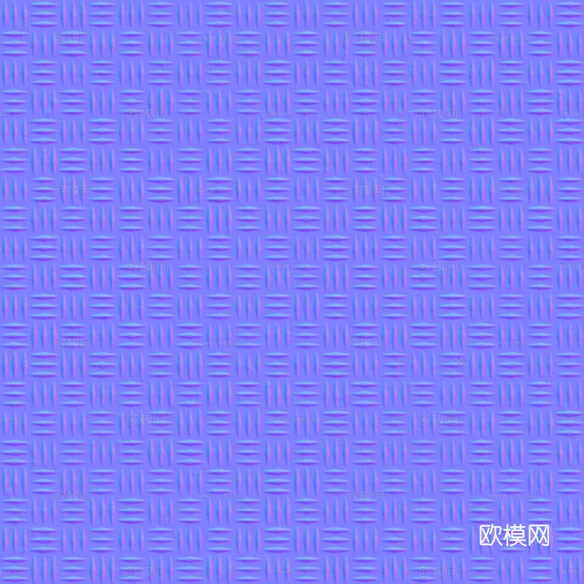 无缝压花金属板铁板钢板 PBR材质贴图 2k