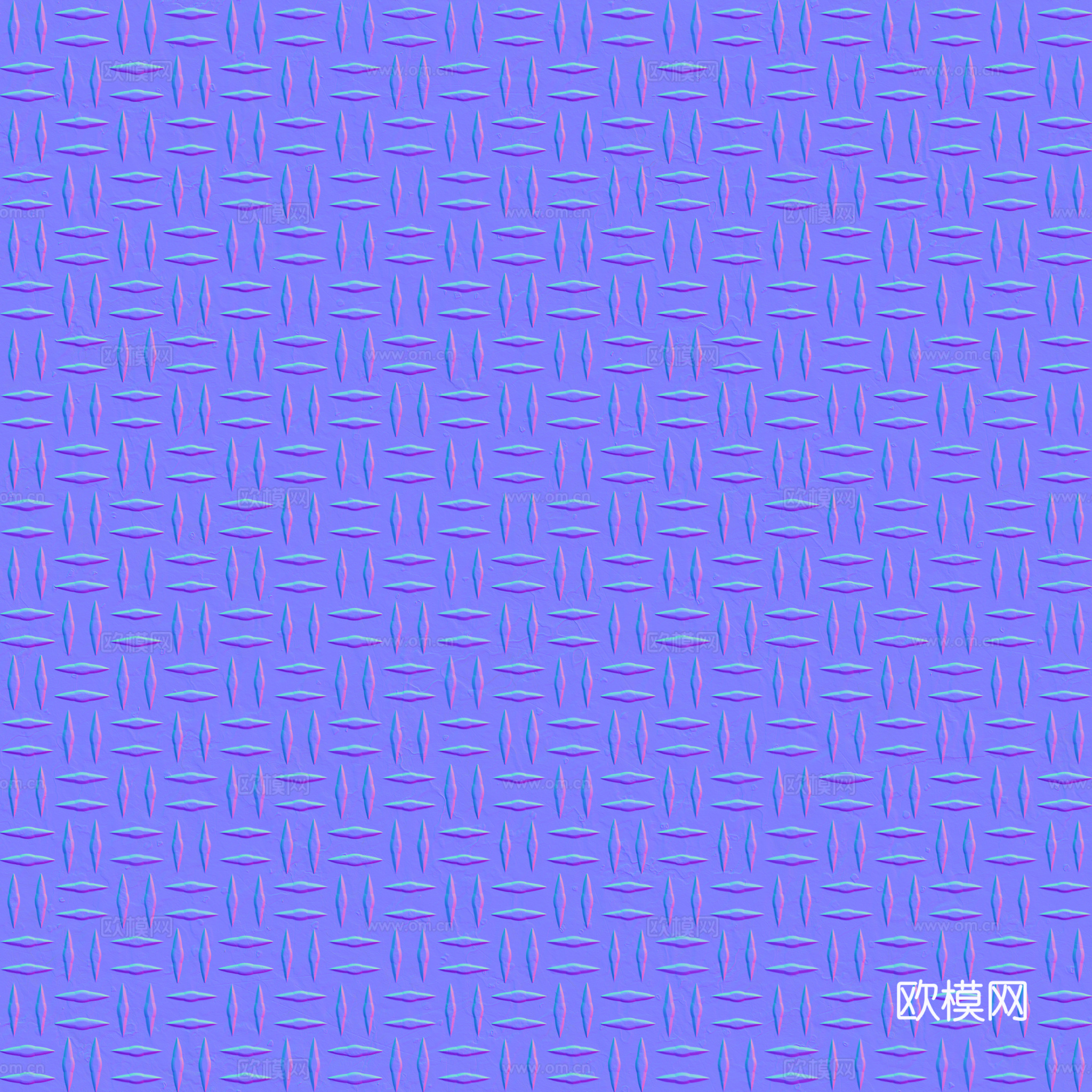 无缝压花金属板铁板钢板 PBR材质贴图 2k