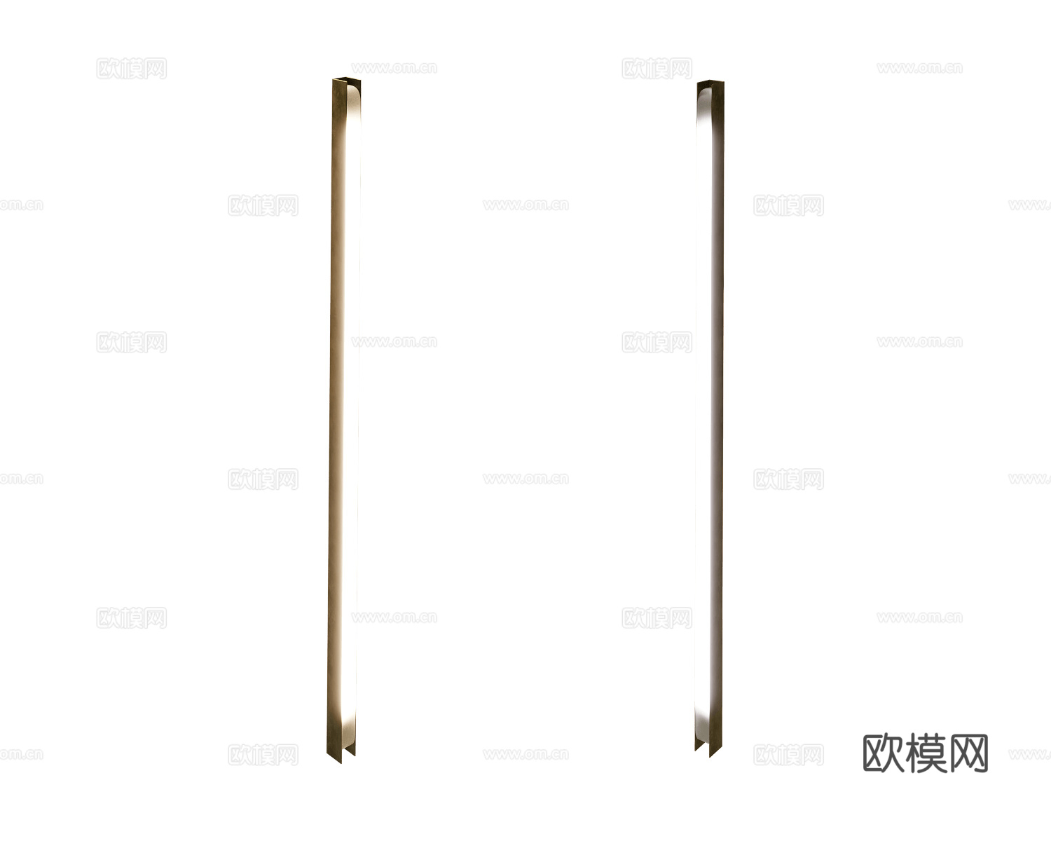 BAXTER 条形壁灯3d模型下载