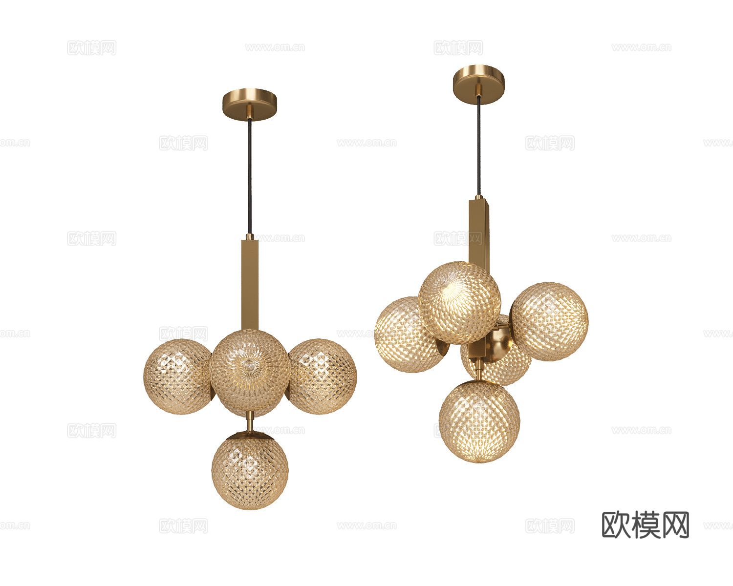 Stilfort 轻奢吊灯3d模型下载