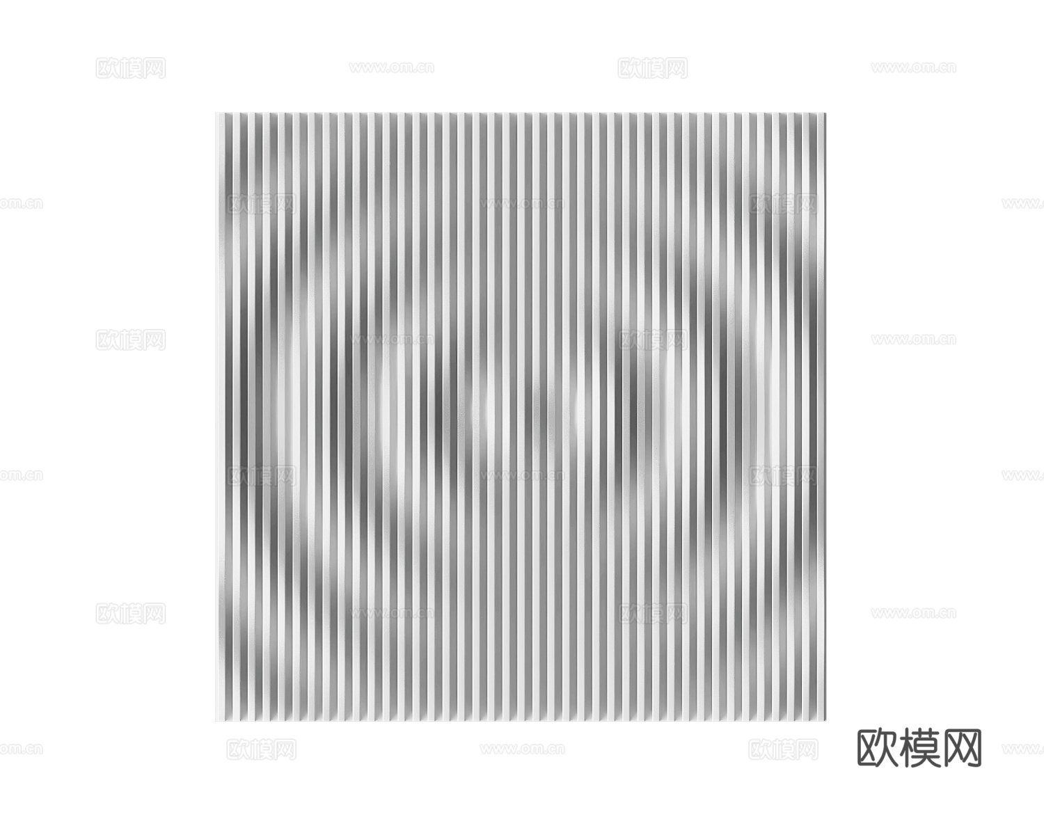 WALL&DECO 水波纹浮雕挂画免费3d模型下载