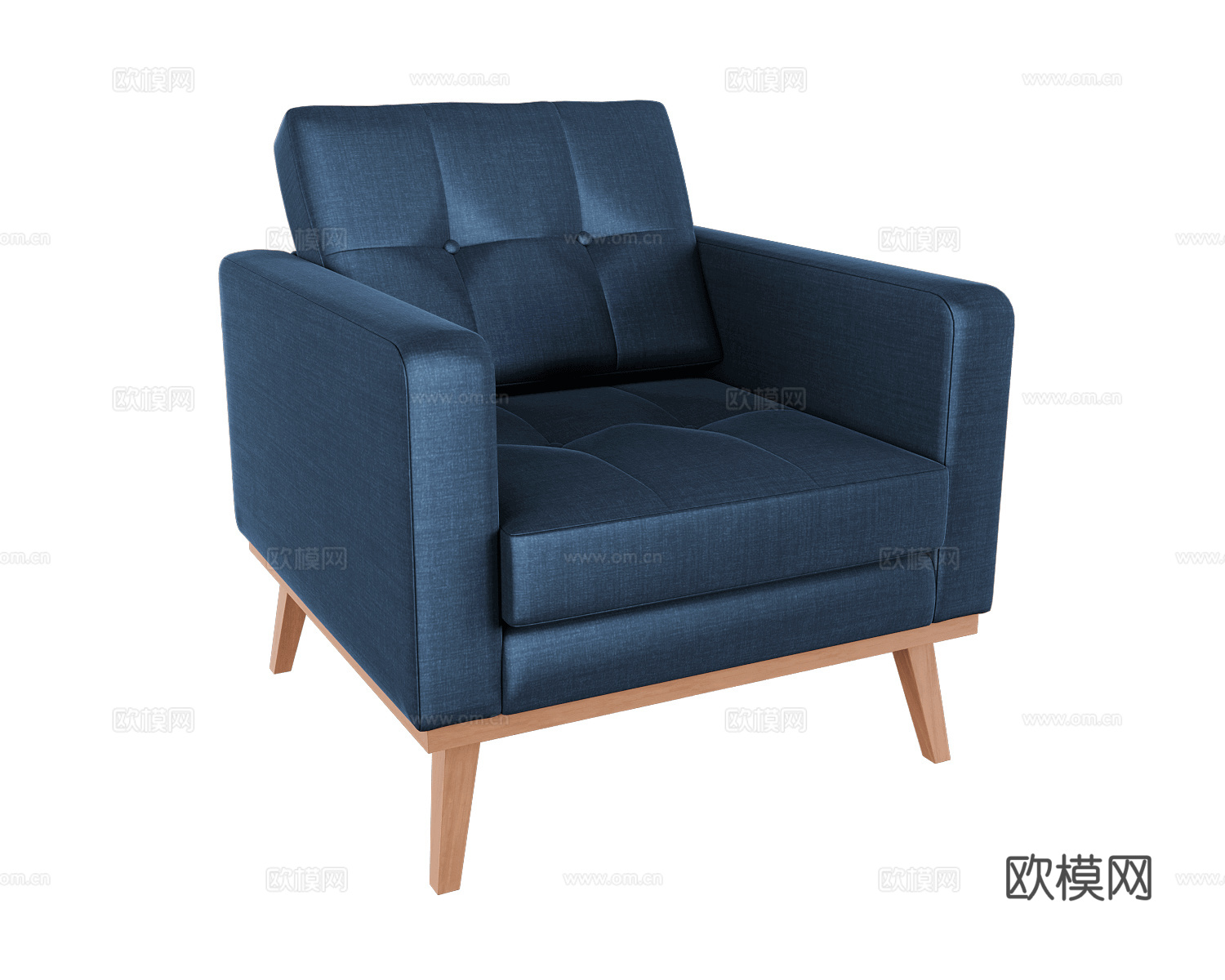 Scandicsofa 单人沙发3d模型下载