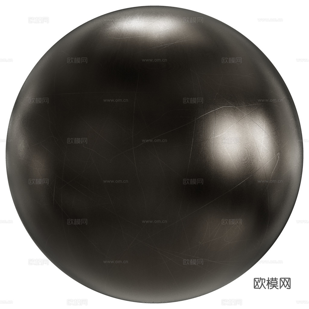 无缝哑光磨砂金属面板 PBR材质贴图 1k