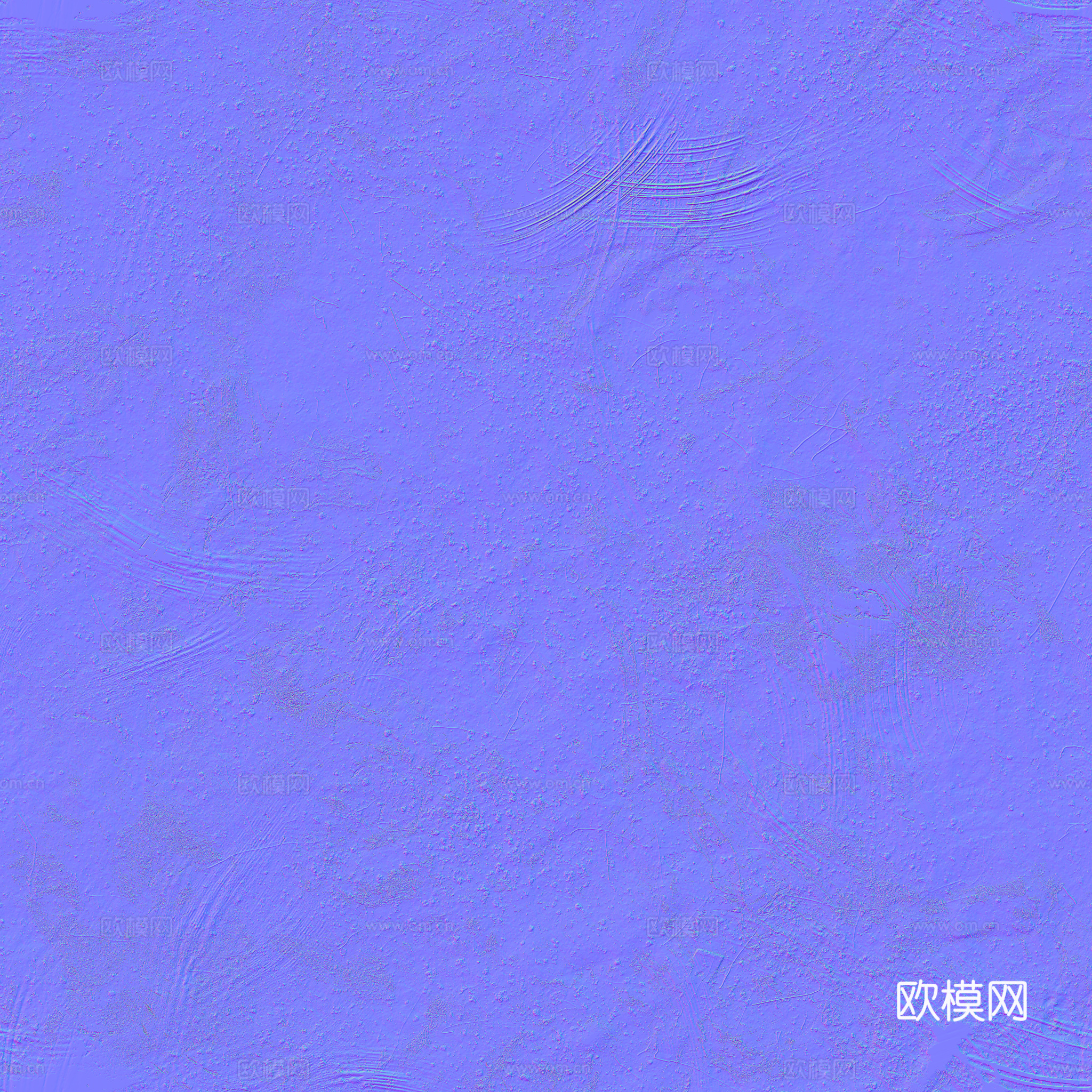 粗糙刮痕金属铁板钢板 PBR材质贴图 2k
