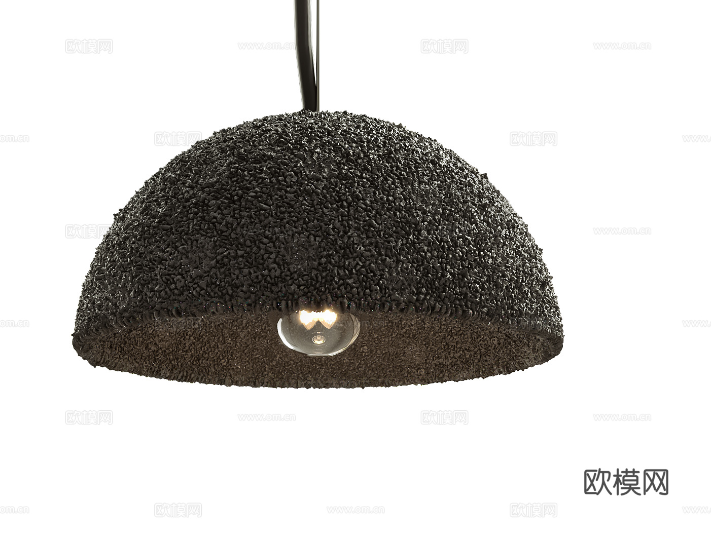Metal Lux 肌理纹吊灯3d模型下载（渲染图1）