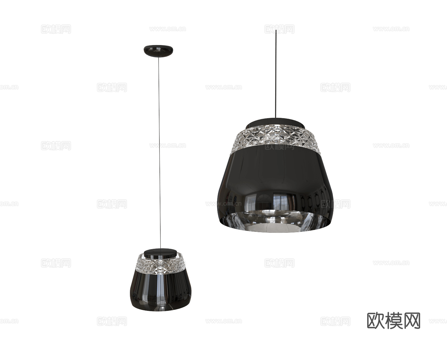 Italamp 床头小吊灯3d模型下载