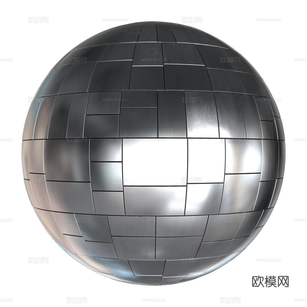 无缝装饰金属板 PBR材质贴图 1k
