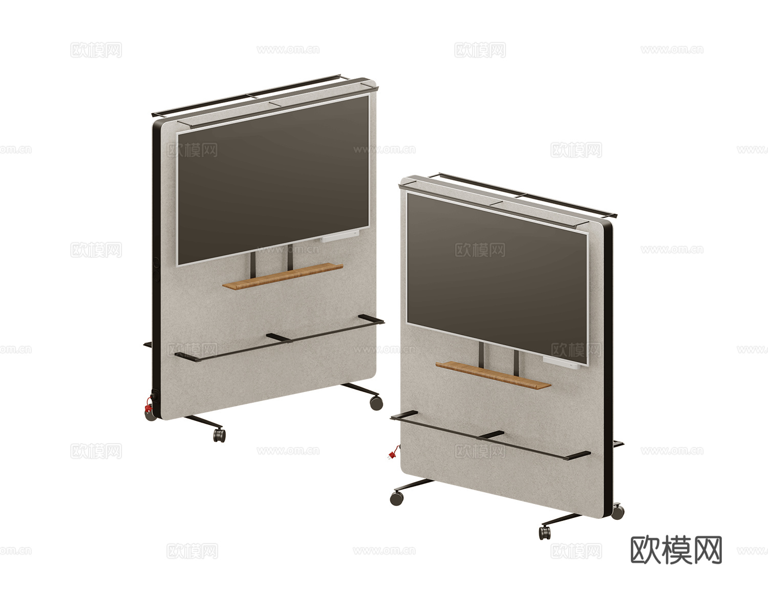 Wilkhahn 移动电视墙3d模型下载