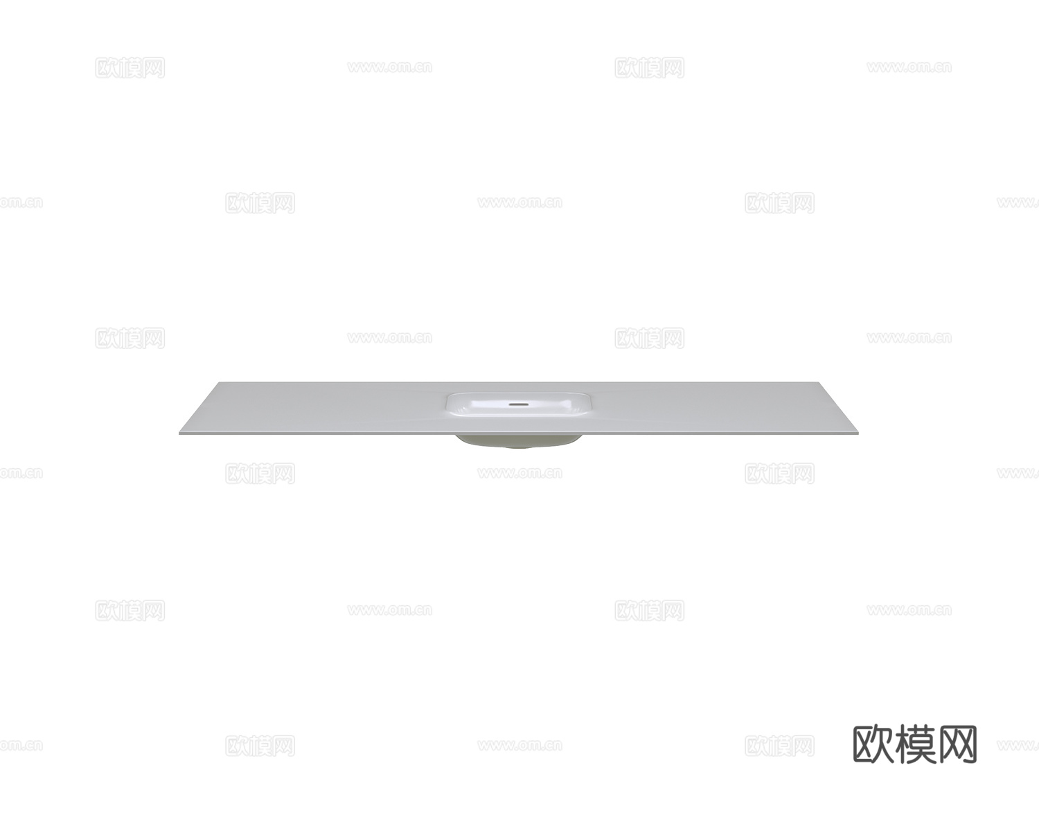 Salini 一体式台盆3d模型下载