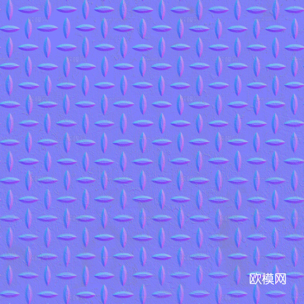 无缝压花金属板铁板钢板 PBR材质贴图 1k