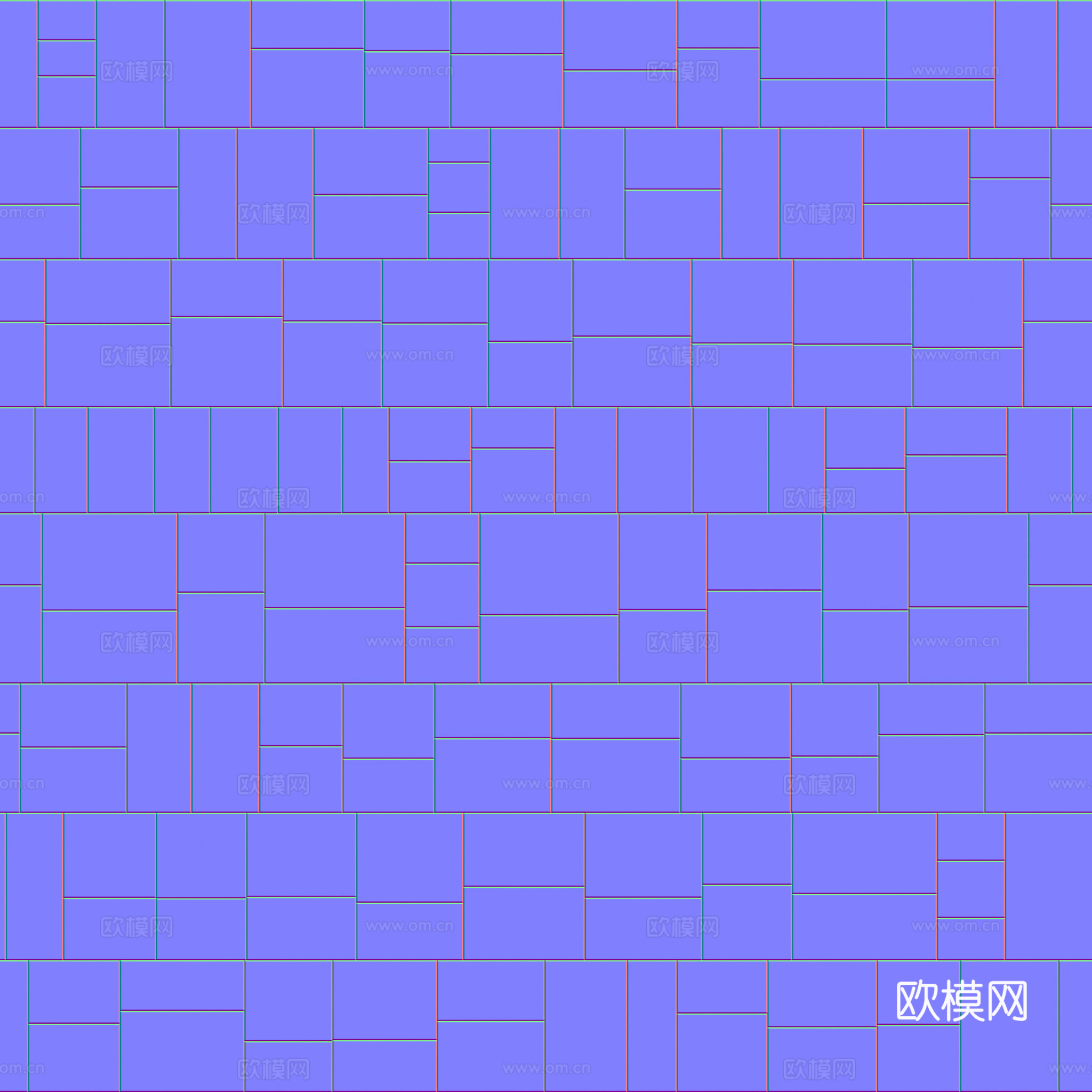 无缝装饰金属板 PBR材质贴图 2k