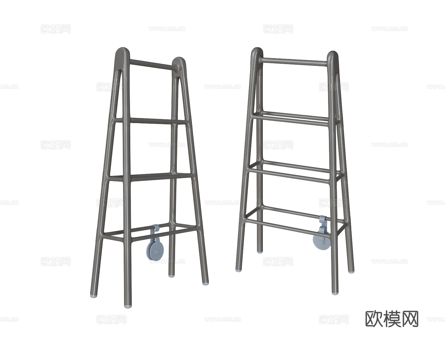 Tubes 梯形散热器 毛巾架3d模型下载