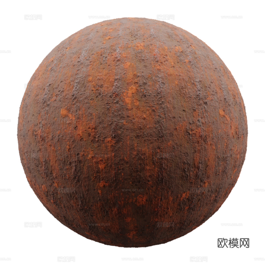 风化生锈金属铁锈金属 PBR材质贴图 2k