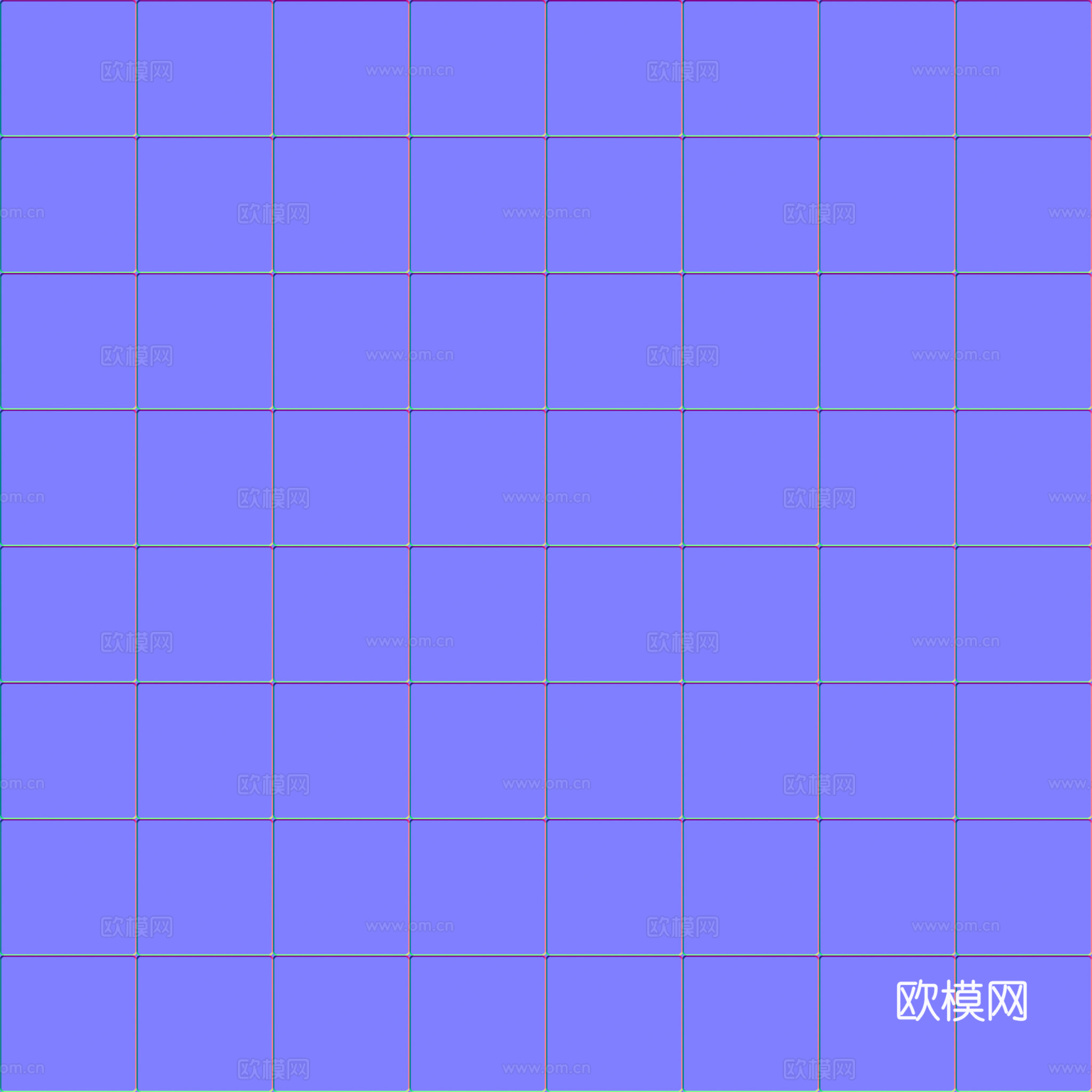 无缝装饰金属板 PBR材质贴图 2k