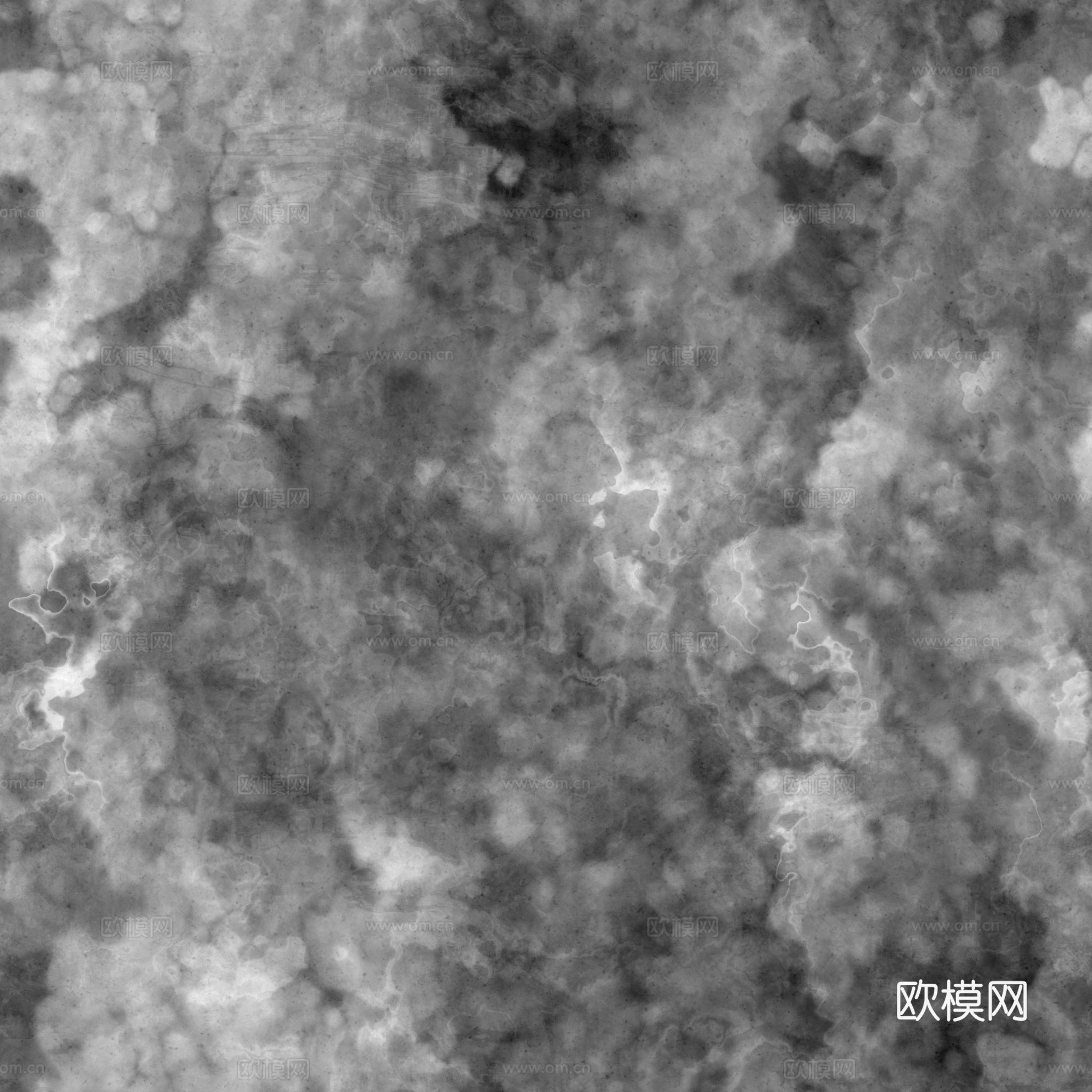 无缝磨砂哑光金属面板银色银箔 PBR材质贴图 2k