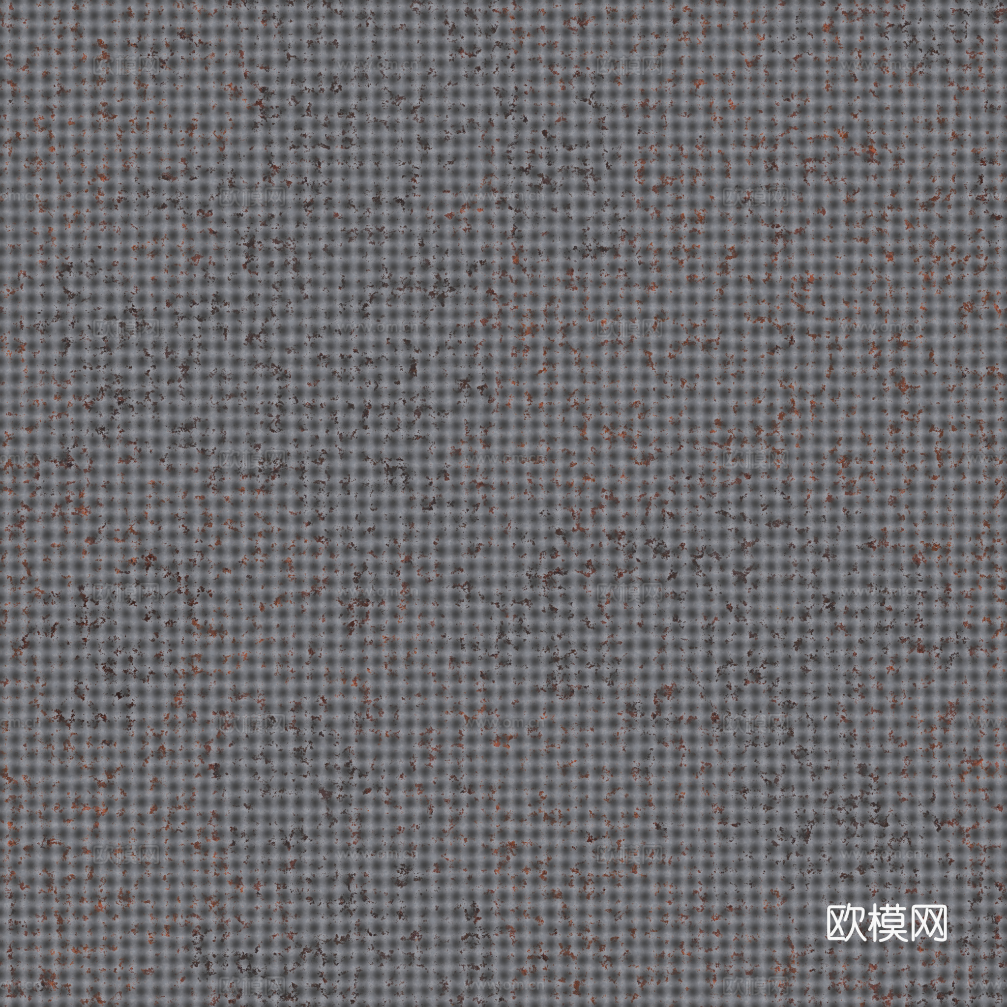 无缝金属穿孔板 PBR材质贴图 2k