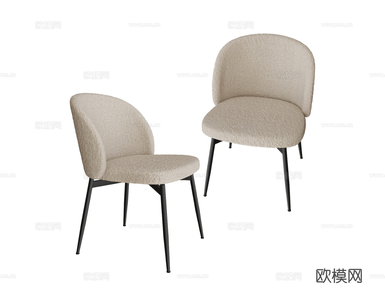 Anesis 餐椅3d模型下载