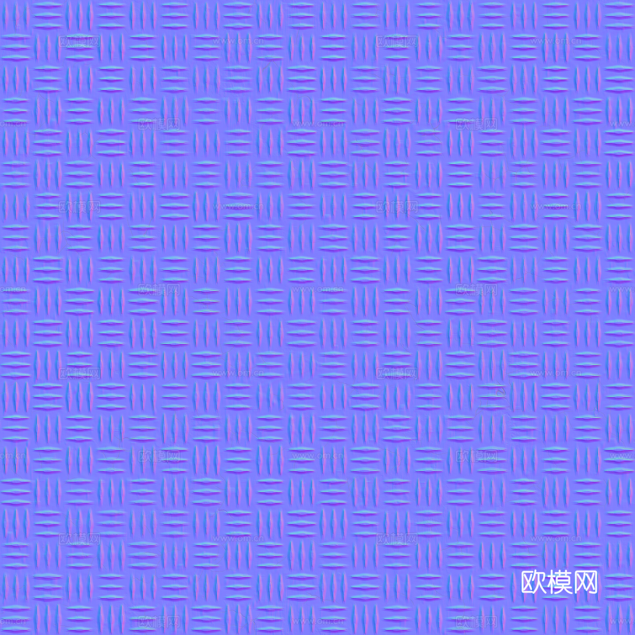 无缝压花金属板铁板钢板 PBR材质贴图 2k